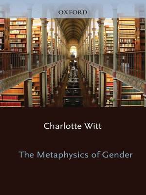 cover image of The Metaphysics of Gender